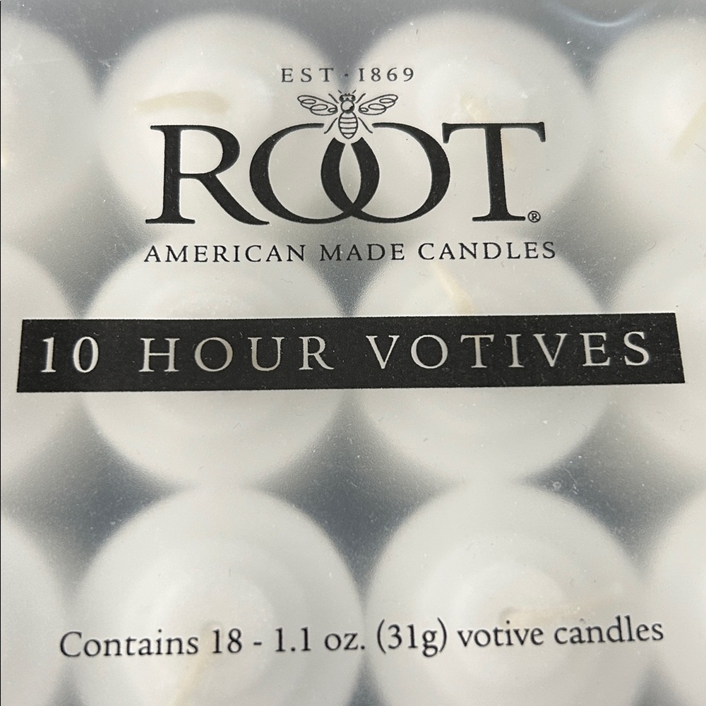 Root White Votive Candles